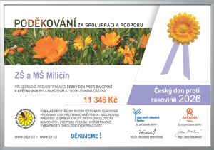 poděkování zde